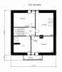 Проект недорогого одноэтажного дома с мансардой Rg5010 План4